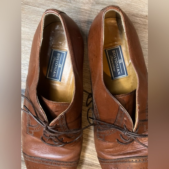 Bostonian Florentine Men’s Dress Shoes Leather Oxfords Cap Toe Size 8.5 - Picture 9 of 11